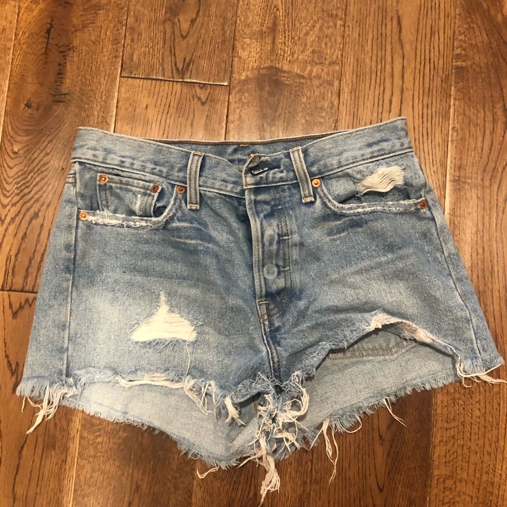 Vintage, high waist, Levi shorts